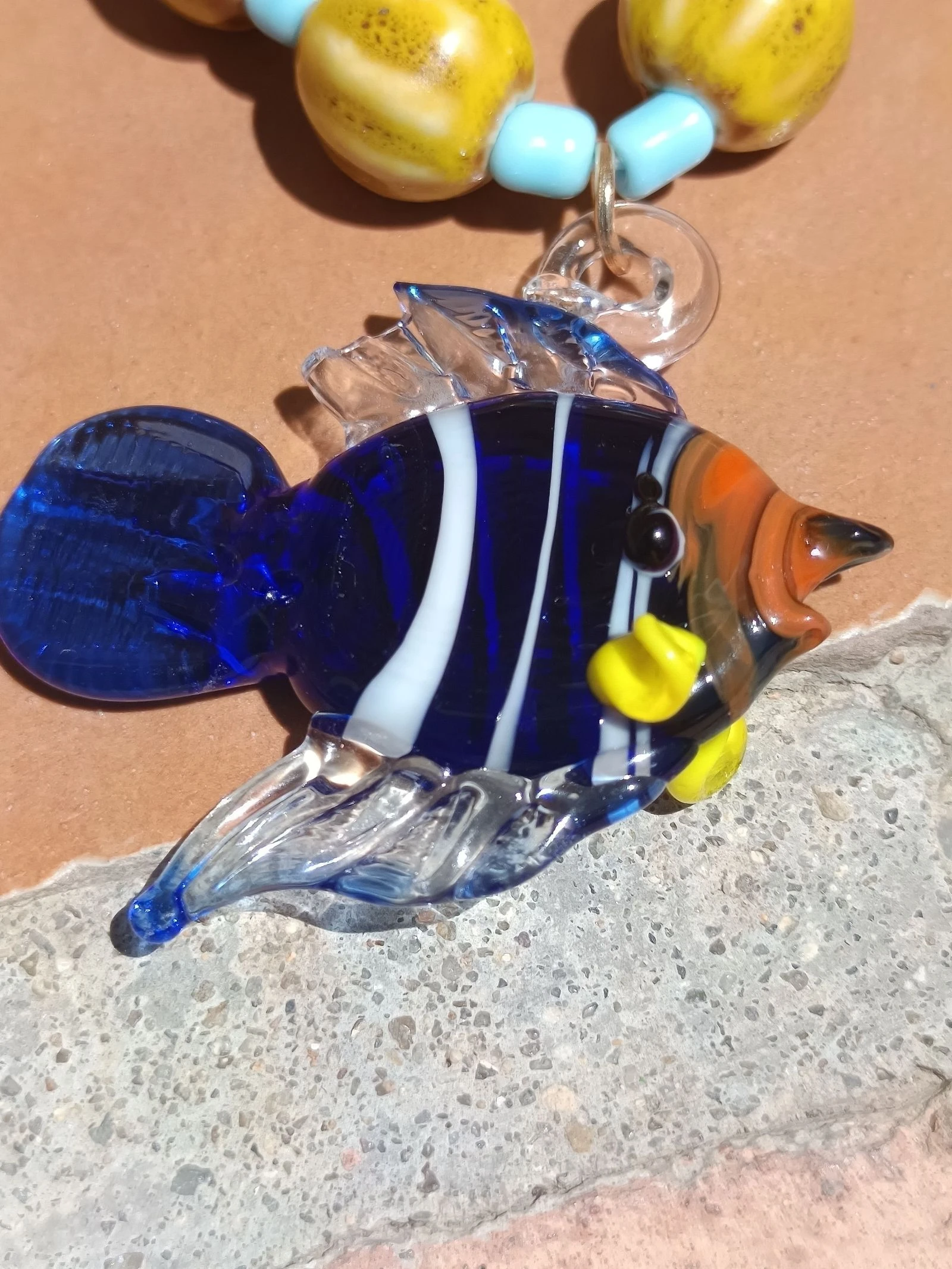 Collar con colgante de pez 🐠. Nuevo  – photo 4